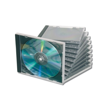 DA-CD-JC | CUSTODIE PER CD JAWEL CASE CONFEZIONE DA 10 PEZZI | OEM | distributori informatica