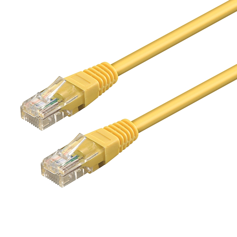 WPC-PAT-5U010Y | CAVO PATCH CAT.5E U/UTP 1.0m GIALLO | WP Cabling | distributori informatica