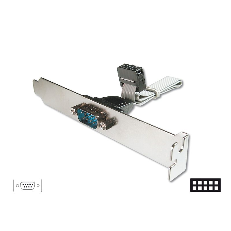 CC-200522-002-N-B | Serial Slot Bracket adapter cable, D-Sub9/M | OEM | distributori informatica