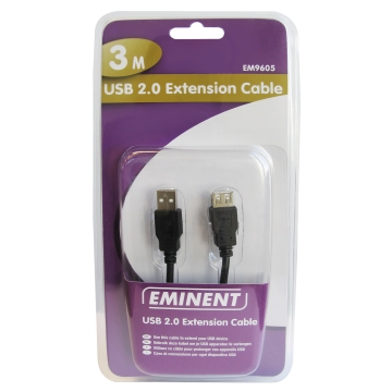 EM9605 | CAVO PROLUNGA USB 2.0 3 mt | Eminent | distributori informatica