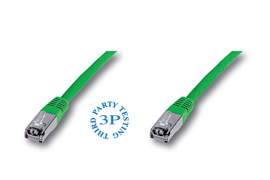 A-MCSSP80100/VERDE | PATCHKABEL, SFTP, CAT5E 10MT GRÃŒN | OEM | distributori informatica