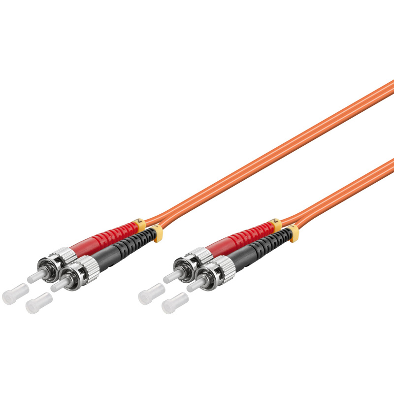 WPC-FP2-5STST-005 | FIBER OPTIC MULTIMODE PATCH CORD 50/125 ST-ST, 0,5 MT. OM1 | WP Cabling | distributori informatica