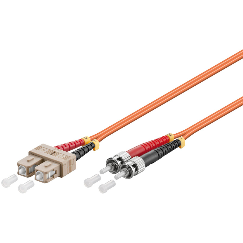 WPC-FP2-5STSC-005 | FIBER OPTIC MULTIMODE PATCH CORD 50/125 ST-SC, 0,5 MT. OM1 | WP Cabling | distributori informatica