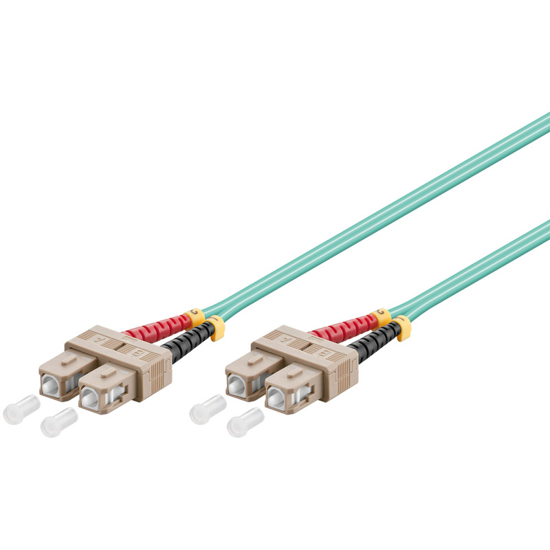 WPC-FP3-5SCSC-005 | FIBER OPTIC MULTIMODE PATCH CORD 50/125 SC-SC, 0,5 MT. OM3 | WP Cabling | distributori informatica