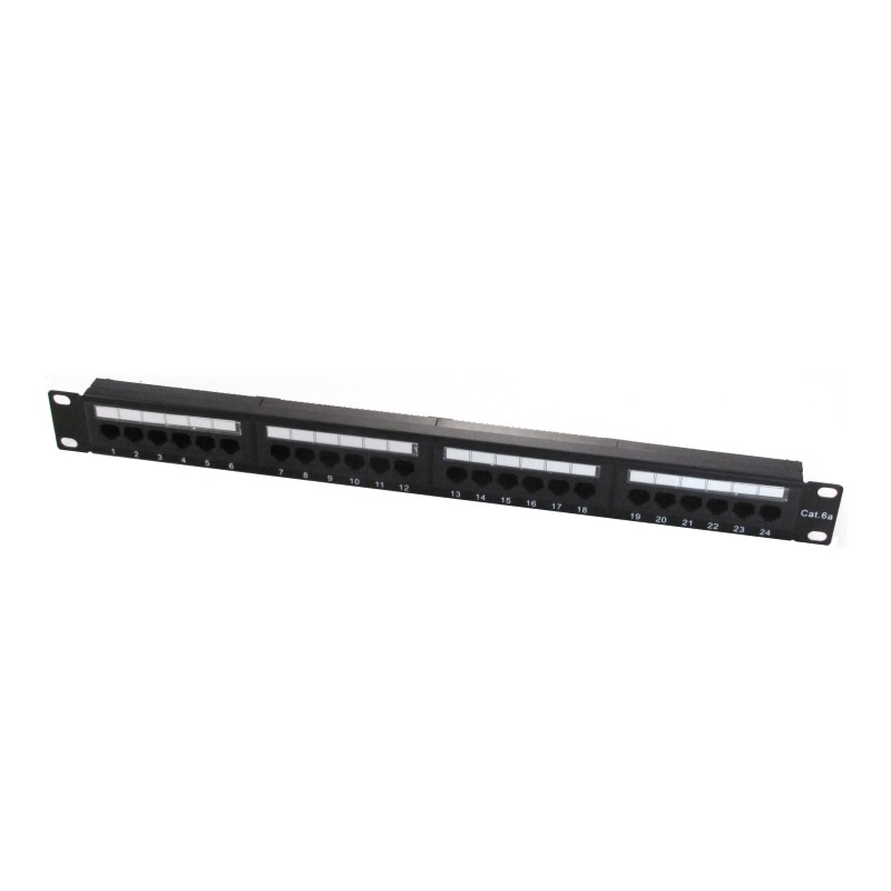 WPC-PAN-6AU-24 | 24-PORT RJ45 CAT 6a UTP PATCH PANEL, 1HE | WP Cabling | distributori informatica