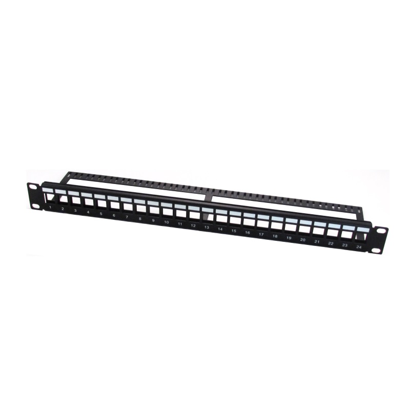 WPC-PAN-BU24 | MODULAR PATCH PANEL, 24 PORT, BLANK | WP Cabling | distributori informatica