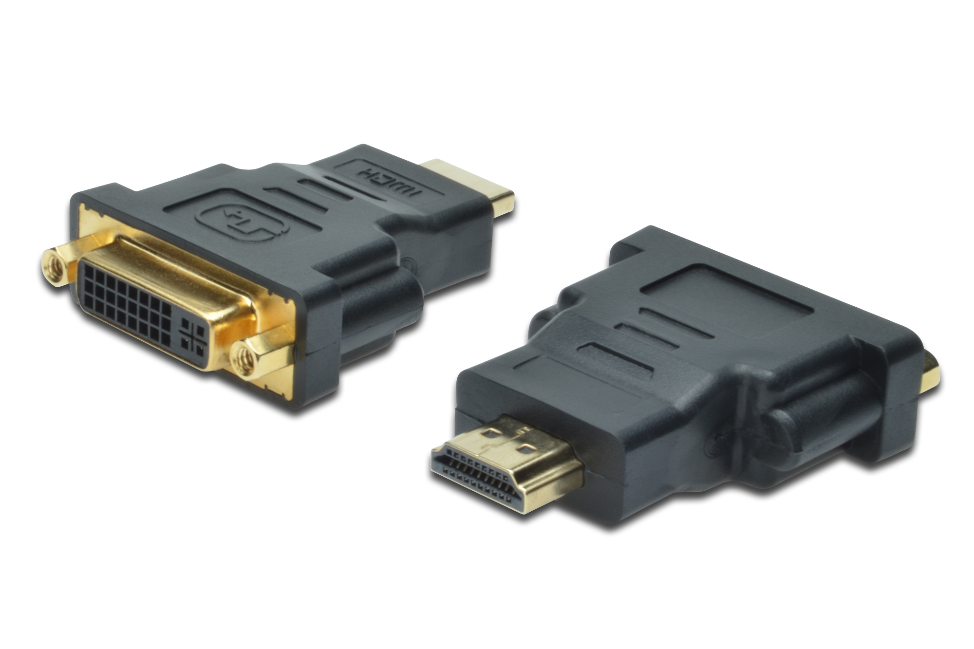 CC-130500-000-N-B | ADAPTER HDMI TYP A (19P) M / DVI-D (24+1) F | OEM | distributori informatica