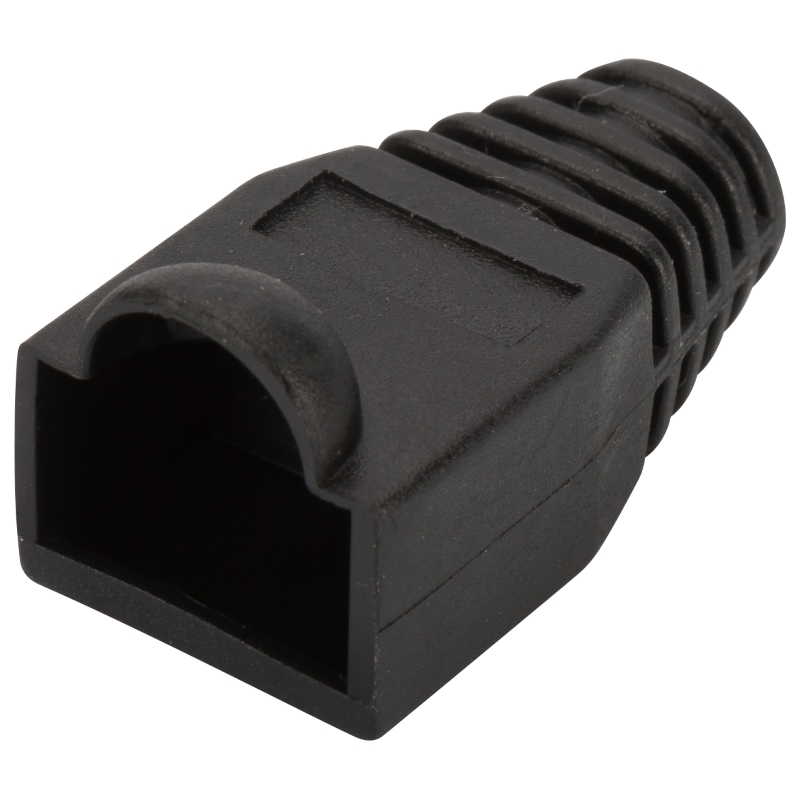 WPC-MDA-B88-BL | KNICKSCHUTZTÜLLEN FÜR RJ45 STECKER, SCHWARZ | WP Cabling | distributori informatica