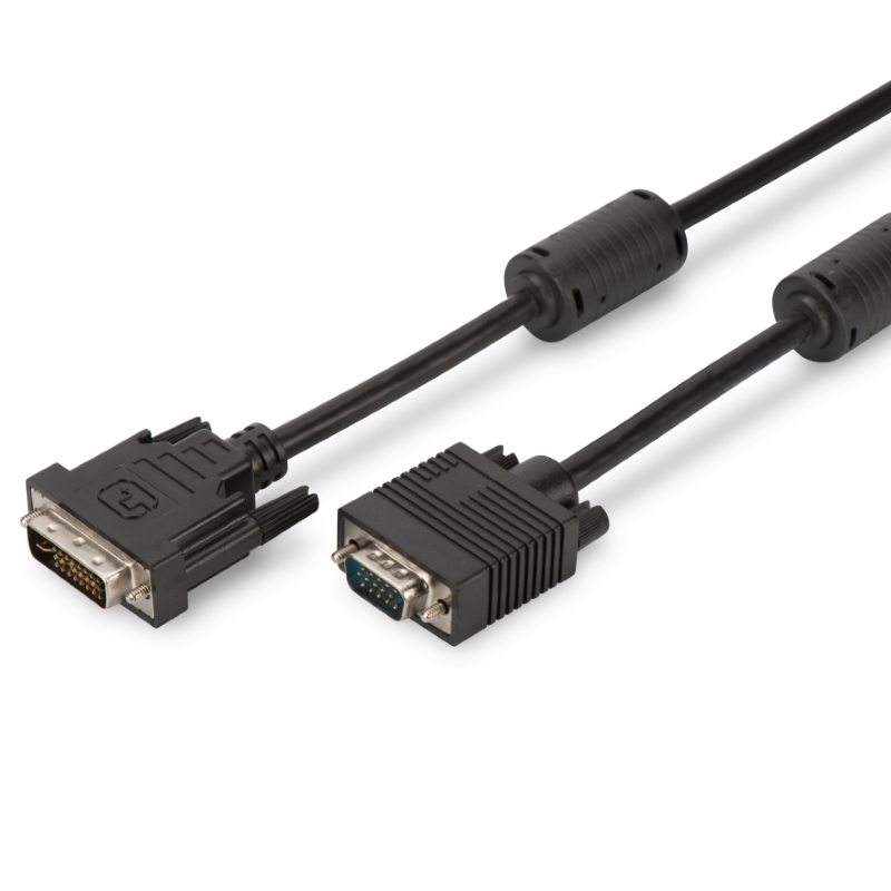 CC-110300-020-N-B | MONITOR KABEL, DVI-I/M, HDSUB15/M, 2MT | OEM | distributori informatica