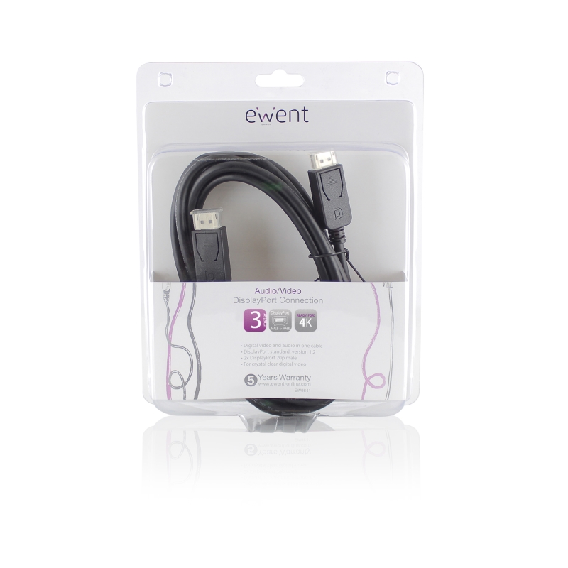 EW9841 | DisplayPort cable 3.0 meter | Ewent | distributori informatica