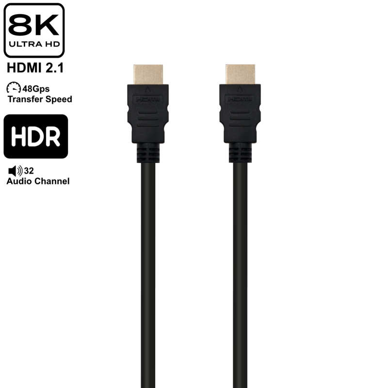EC1322 | Ultra High Speed HDMI cable 8K with Ethernet 3.0m | Ewent | distributori informatica