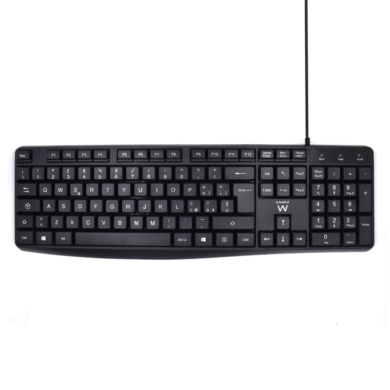 EW3000 | Business USB Keyboard with Quiet Typing, IT Layout | Ewent | distributori informatica