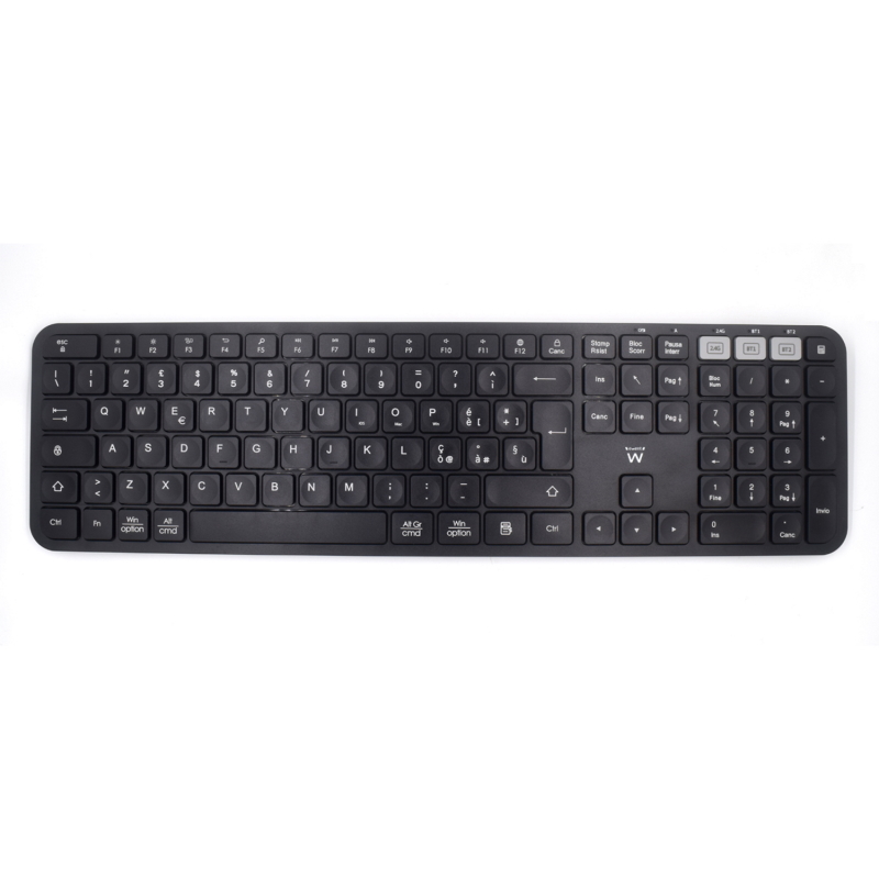 EW3275 | Wireless Multi-connect Keyboard for Win, Mac, iOS, IT-Layout | Ewent | distributori informatica