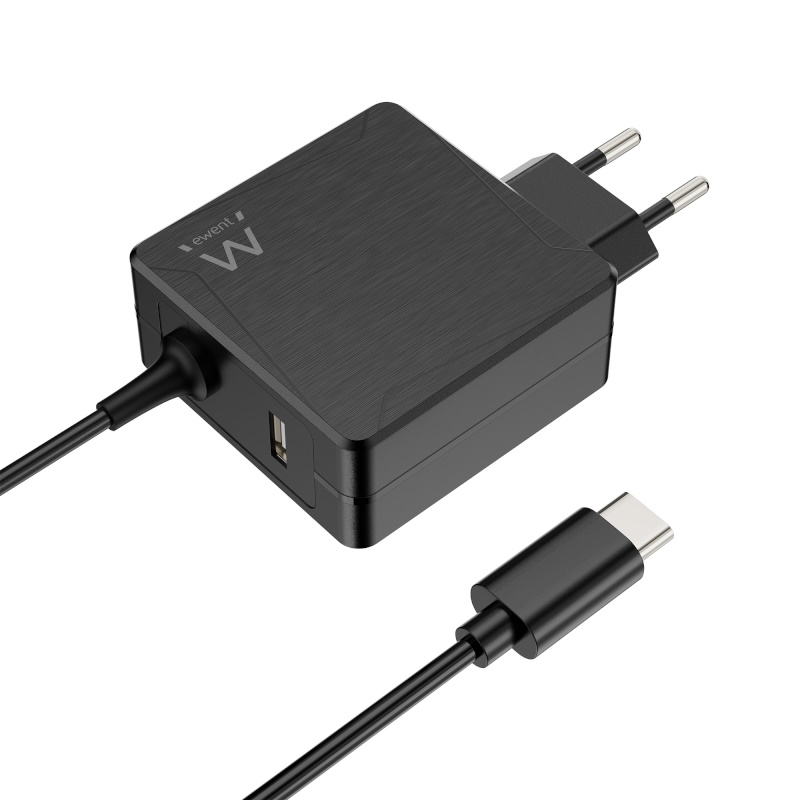 EW3978 | USB Type C Wall Notebook Charger and 1 USB-A with PD 65W | Ewent | distributori informatica