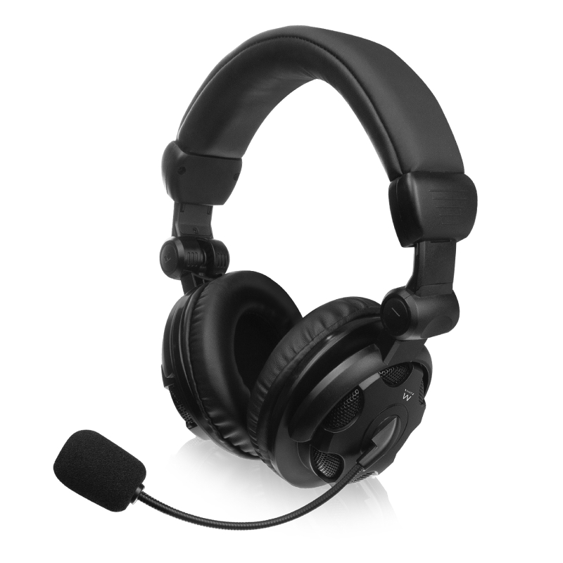 EW3564 | Over-ear stereo headset with microphone and volume control | Ewent | distributori informatica