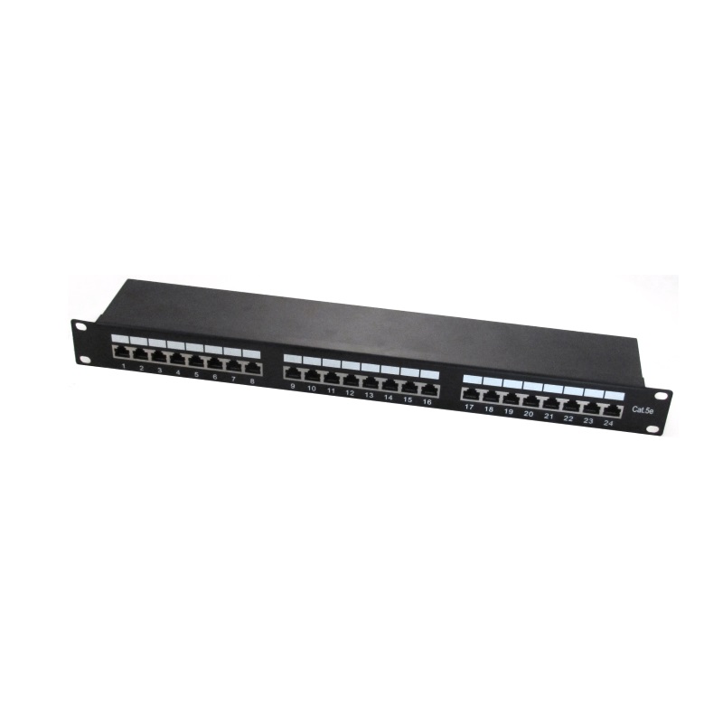 WPC-PAN-5F-24 | 24-PORT RJ45 CAT 5e FTP PATCH PANEL, 1HE | WP Cabling | distributori informatica