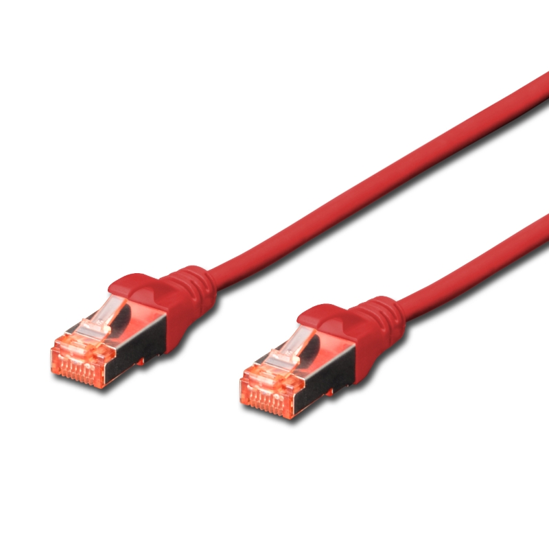 WPC-PAT-6SF002R | CAT 6 S-FTP PATCHCABEL 0,2 m, LS0H ROT | WP Cabling | distributori informatica