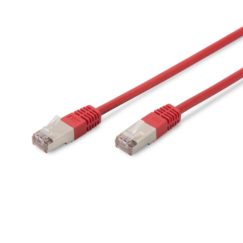 A-MCSSP80010/ROSSO | PATCHKABEL, SFTP, CAT5E 1MT ROT | OEM | distributori informatica