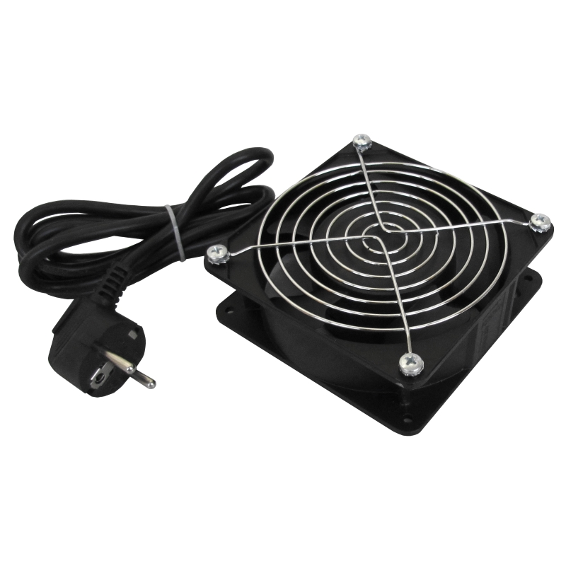 WPNACSFAN120 | 120 x 120 x 38 mm 220-VOLT-LÜFTER FÜR RACK, STK9- (SCHUKO) | WP Rack | distributori informatica