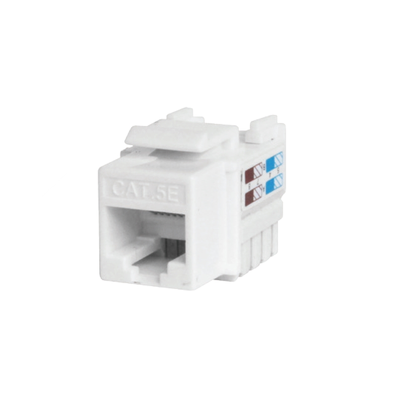 WPC-KEY-5U-90/WH | CAT 5E KEYSTONE MODULE 90&#176;, UNSHIELDED, WHITE | WP Cabling | distributori informatica