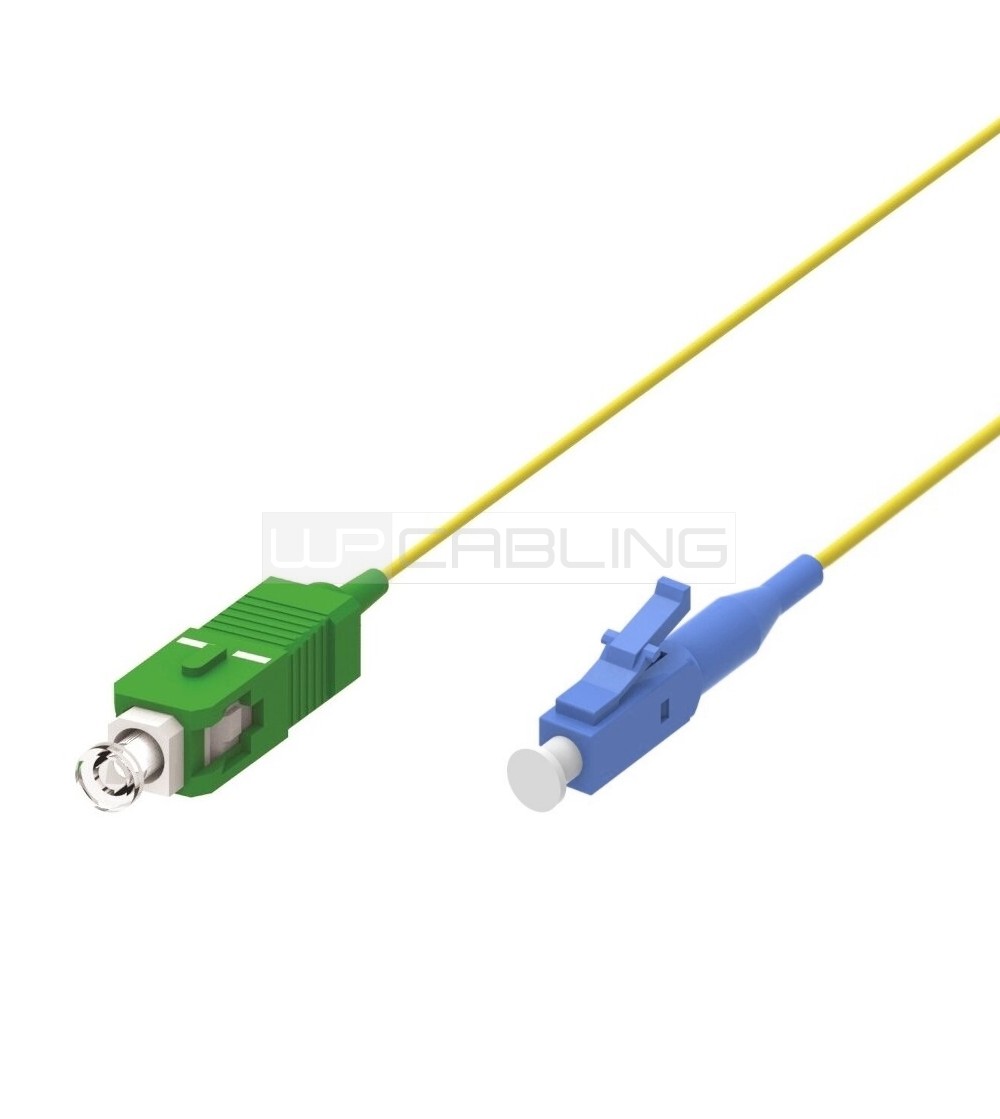 WPC-FP0-S9SCALC-020 | Simplex Patchkabel 9/125?Ì Singlemode, SC/APC-LC, 2 mt | WP Cabling | distributori informatica