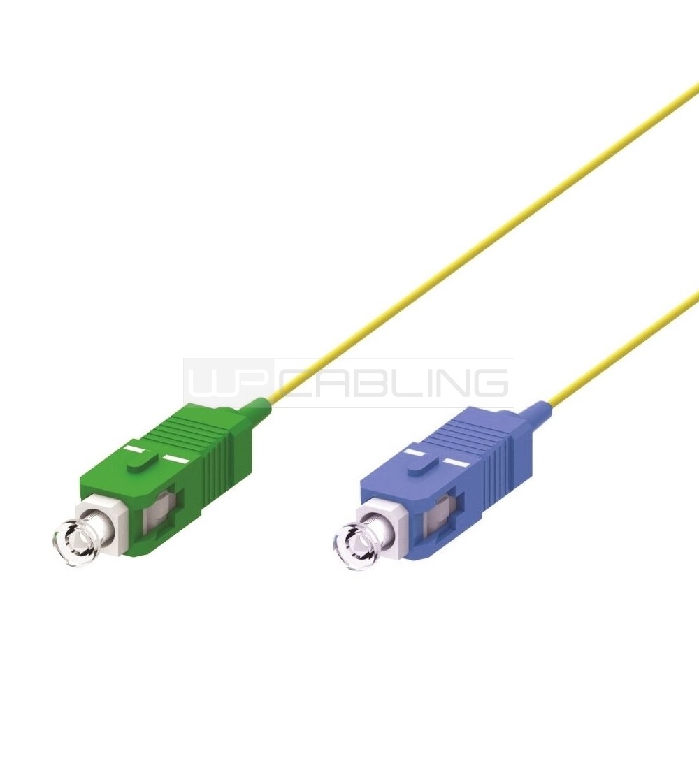 WPC-FP0-S9SCASC-020 | Simplex Patchkabel 9/125?Ì Singlemode, SC/APC-SC, 2 mt | WP Cabling | distributori informatica