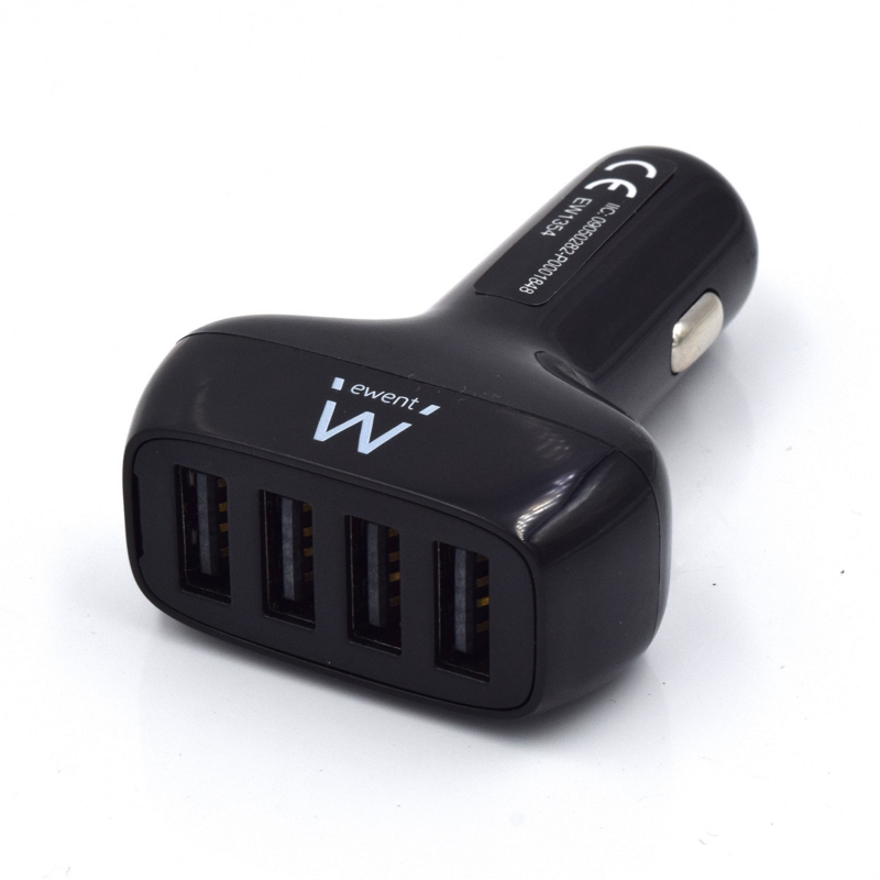 EW1354 | 4-Port Car Charger 9.6A |   | distributori informatica