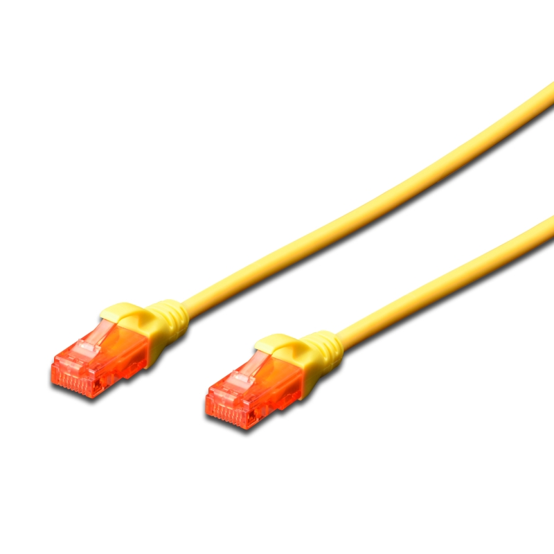 IM1005 | CAVO PATCH CAT 6 U/UTP CCA 0,5 mt, GIALLO | Ewent | distributori informatica