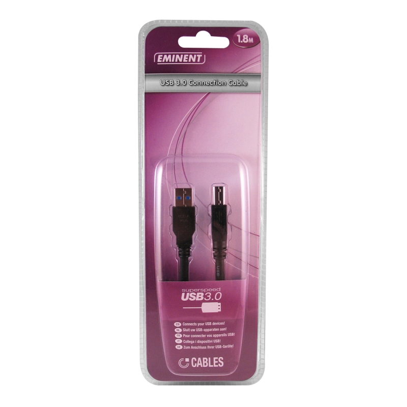 EM9613 | USB 3.0 Connection Cable 3.0 meter | Eminent | distributori informatica