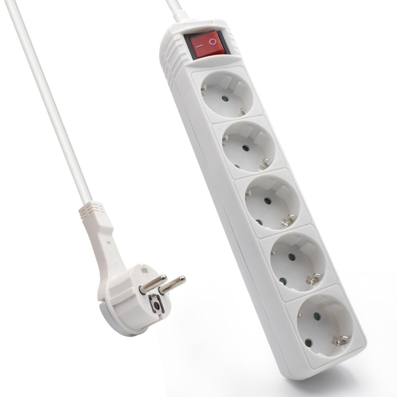 EW3955 | Power Strip 5x outlets | Ewent | distributori informatica