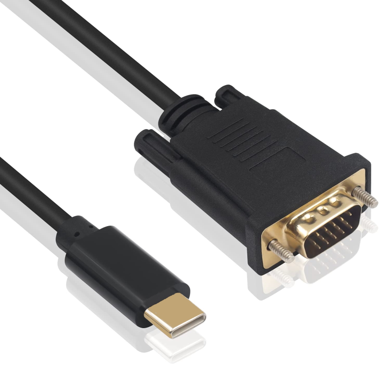 EC1052 | USB-C to VGA male conversion cable Full HD 1080p, 1.8 m | Ewent | distributori informatica