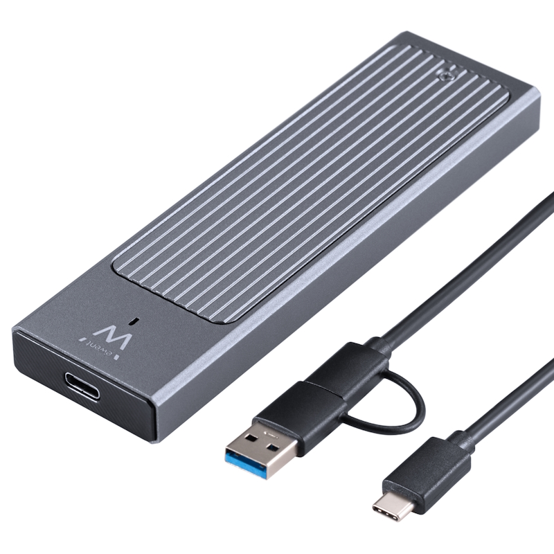 EW7022 | USB-C 3.2 Gen2 M.2 NVMe SSD Enclosure | Ewent | distributori informatica