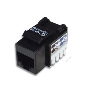 WPC-K5U-N/PRO | FRUTTO KEYSTONE RJ45 CAT.5e - NERO | OEM | distributori informatica