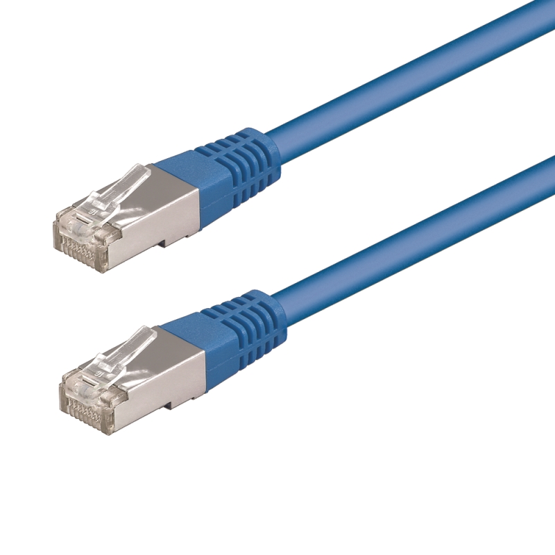 WPC-PAT-5F030B | CAT 5e F-UTP PATCH CABLE 3.0m BLUE | WP Cabling | distributori informatica