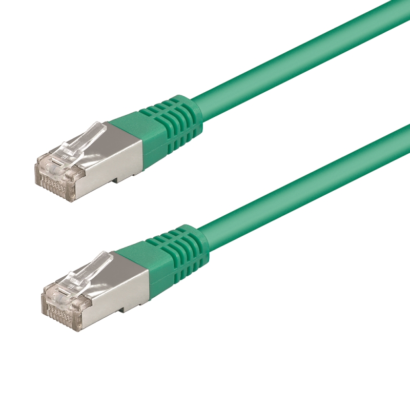 WPC-PAT-5F005G | CAT 5e F-UTP PATCH CABLE 0.5m GREEN | WP Cabling | distributori informatica