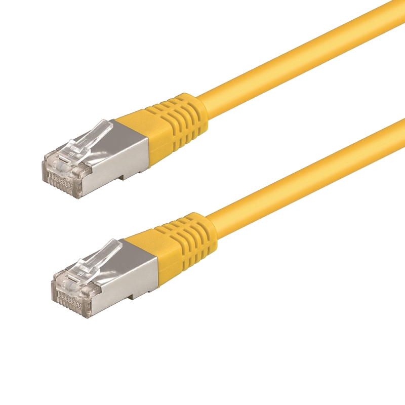 WPC-PAT-5F005Y | CAT 5e F-UTP PATCH CABLE 0.5m YELLOW | WP Cabling | distributori informatica