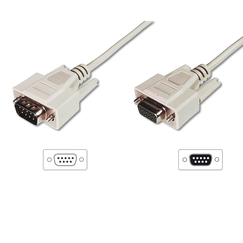 CC-200200-020-G-B | EXTENSION CABLE, SERIAL DB9M-DB9F, 1.8MT | OEM | distributori informatica