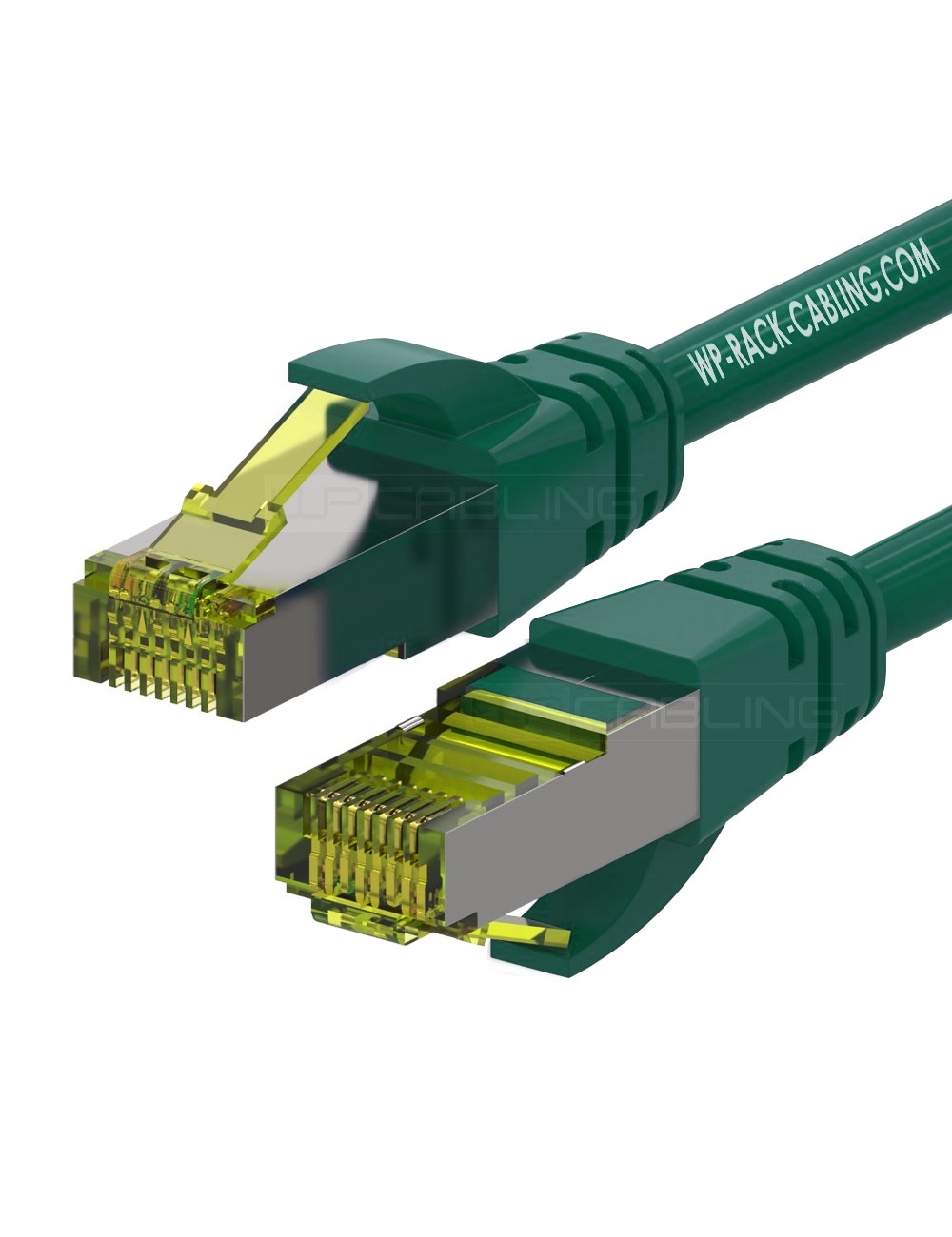 WPC-PAT-6ASF002G | CAT 6A S-FTP PIMF PATCH CABLE 0.2m LS0H GREEN | WP Cabling | distributori informatica