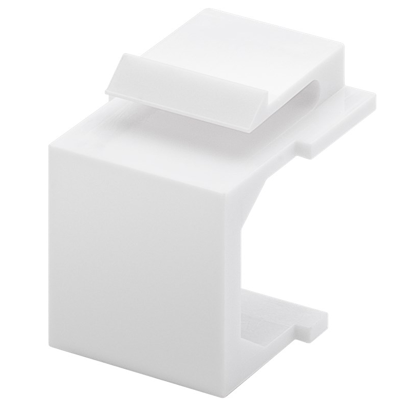 WPCKEYBCW | Tappo Copriforo bianco Keystone conf. 10pz | WP Cabling | distributori informatica