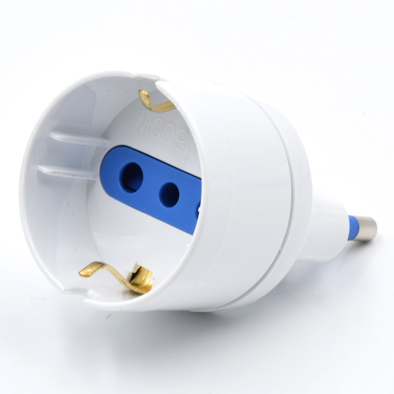 OM13006 | Adattatore semplice 1 presa con spina italiana 16A | OEM | distributori informatica