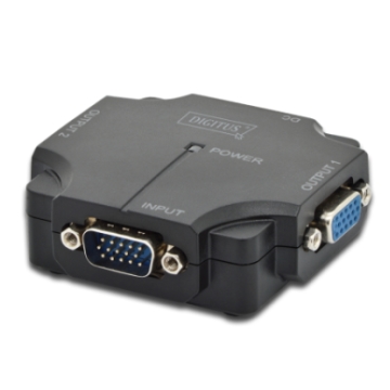 DI-DS-41120-1 | DIGITUS VIDEO SPLITTER A 2 O 4 PORTE | OEM | distributori informatica