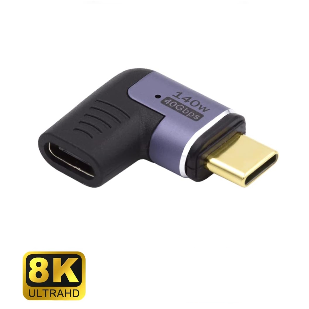 EC1048 | USB-C 90 Degree Magnetic Adapter, USB4, PD 140W 8K60Hz Video | Ewent | distributori informatica