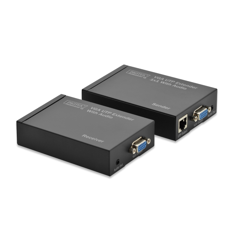 DI-DS-53400 | VGA EXTENDER KIT 300M SU CAT.5E/6 | Digitus | distributori informatica