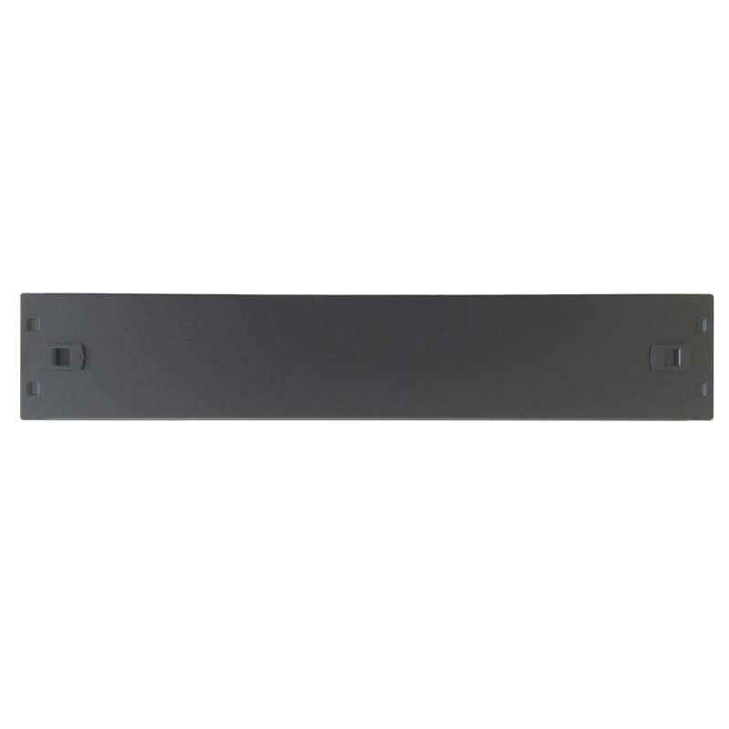 WPN-ABP-2SL-B | 2U SOLID PANEL SCREWLESS,, BLACK RAL 9005 | WP Rack | distributori informatica