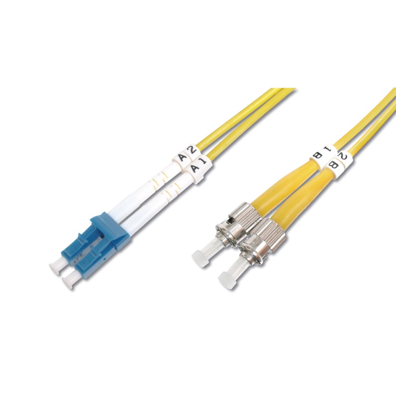 WPC-FP0-9LCST-005 | FIBER OPTIC SINGLEMODE PATCH CORD ,9/125 LC-ST, 0,5 MT. OS2 | WP Cabling | distributori informatica