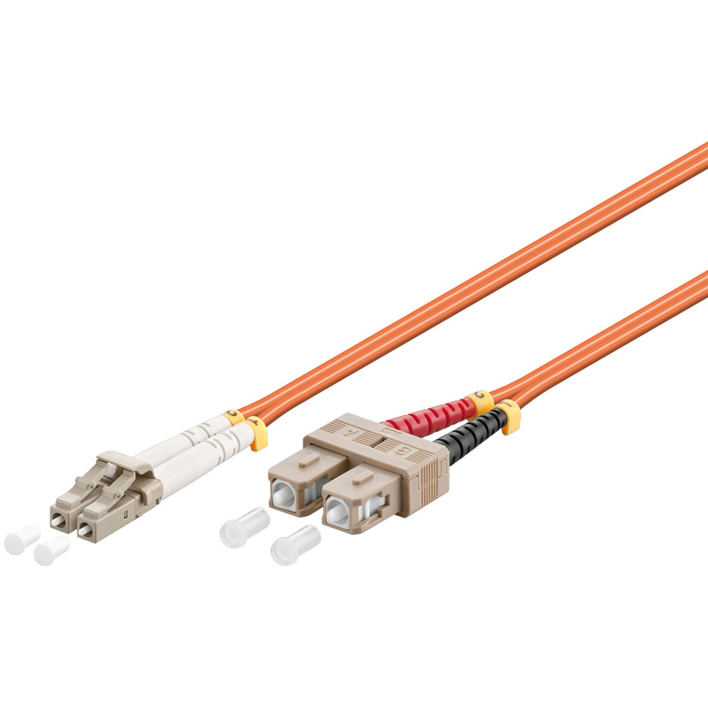 WPCFP25LCSC005 | FIBER OPTIC MULTIMODE PATCH CORD 50/125 LC-SC, 0,5 MT. OM2 | WP Cabling | distributori informatica