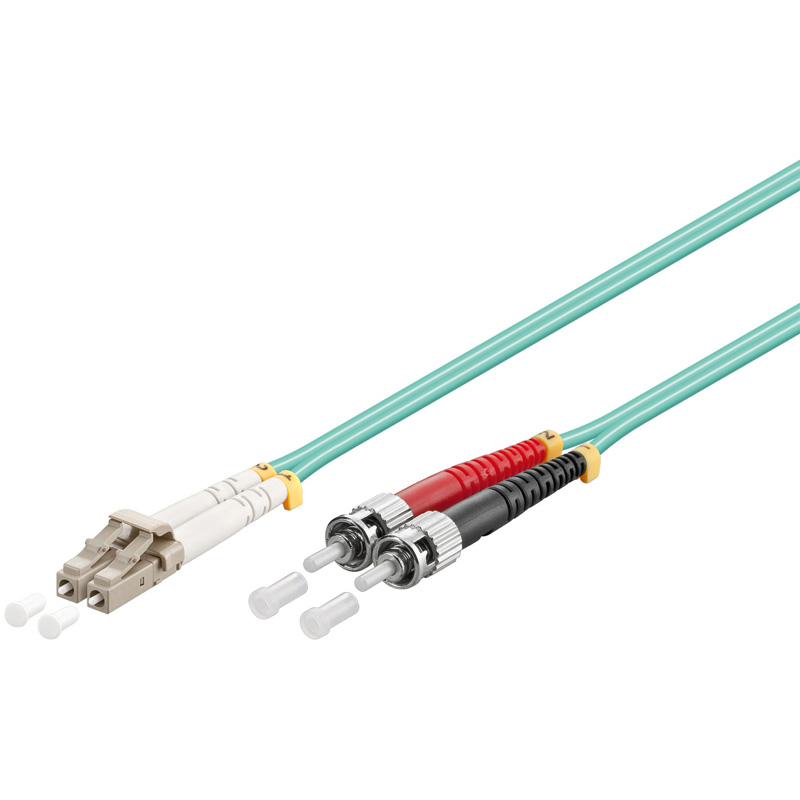 WPCFP35LCST005 | FIBER OPTIC MULTIMODE PATCH CORD 50/125 LC-ST, 0,5 MT. OM3 | WP Cabling | distributori informatica