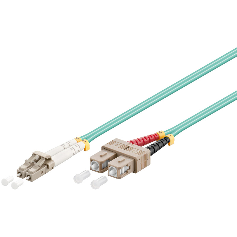 WPCFP35LCSC005 | FIBER OPTIC MULTIMODE PATCH CORD 50/125 LC-SC, 0,5 MT. OM3 | WP Cabling | distributori informatica