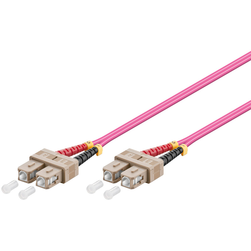 WPCFP45SCSC005 | FIBER OPTIC MULTIMODE PATCH CORD 50/125 SC-SC, 0,5 MT. OM4 | WP Cabling | distributori informatica