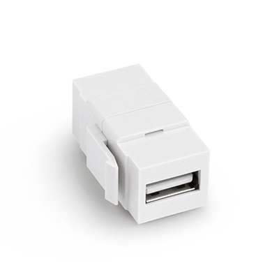 WPCKEYUSB | KEYSTONE JACK USB FEMALE TO FEMALE COUPLER | WP Cabling | distributori informatica